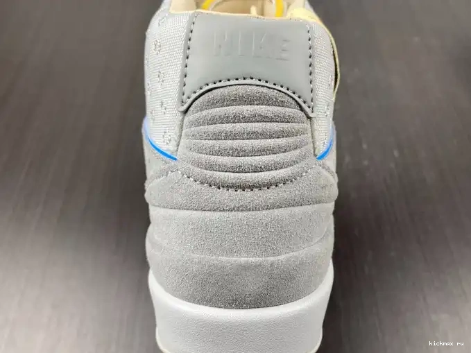 Rep Kickmax Fog DN3802-001 Jordan 2 Retro Union Grey 0514